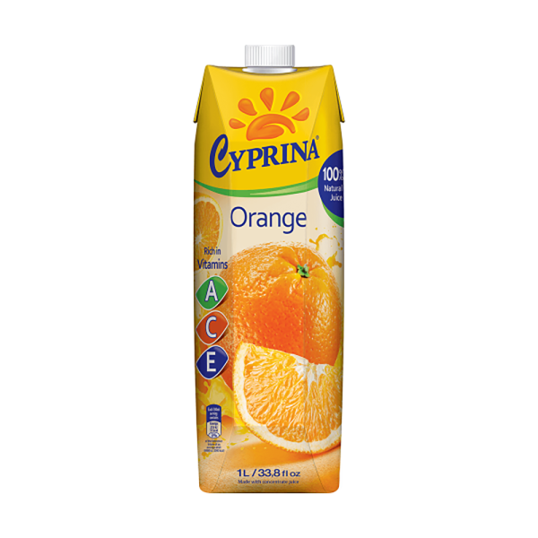 CYPRINA Orange Juice with Vitamin A, C, E